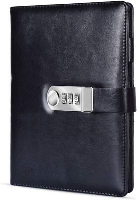 wynyc Innovation Lock A5 Diary Single Ruled 200 Pages(Multicolor)