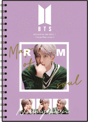 ShivaArts BTS A5 Diary 160 Pages(Multicolor)