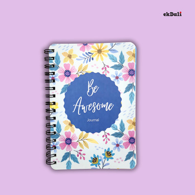 ekdali Be Awesome Journal A5 Journal Dot Grid 144 Pages(Multicolor)