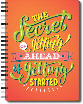 Nourish Life A5 Planner/Organizer Ruled 220 Pages(SECRETOFGETTINGAHEAD)