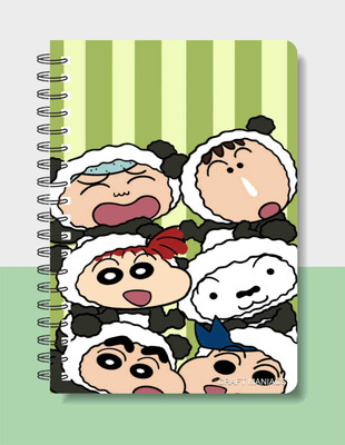craft maniacs SHINCHAN DIARY 2025 A5 Notebook RULED 160 Pages(Multicolor)