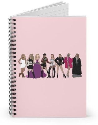 craft maniacs TAYLOR SWIFT 2024 COLLECTION A5 Diary RULED 160 Pages(Multicolor)