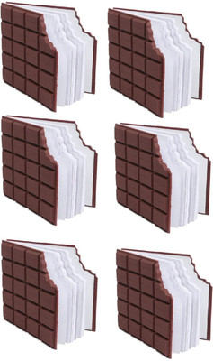 Beauty Bazaar Diary with Original Coco Smell Scented Regular Notebook YES 100 Pages(Brown, Pack of 6)