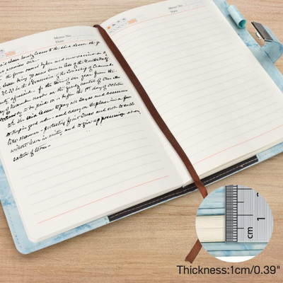 AQUABUCKET To Do List Or Personal Diary Regular Diary Ruled 192 Pages(Blue Marble)