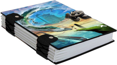 DI-KRAFT Printed Diary Notebook With Lock Clasp For Gift/Office Use (5*7 Inch,160 Pages) A5 Diary Unruled 160 Pages(Mutlicolor-15)