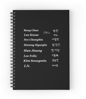 craft maniacs STRAY 2024 A5 Notebook RULED 160 Pages(Black)