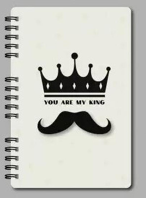 CREATIVE CONVERT You're My King Soft Cover A5 Diary Single Line 160 Pages(Grey)