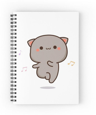 craft maniacs PEACH & GOMA COLLECTION A5 Notebook RULED 160 Pages(Multicolor)