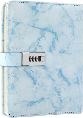 KIZJORYA To do List Regular Diary Single Rule 192 Pages(Blue)