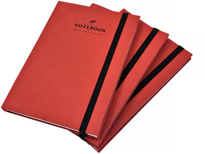 imagine Products Notebook A5 Journal Ruled 160 Pages(Red, Pack of 3)