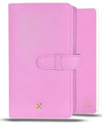 NEORAH Petite NotebookSLEEVE with Loop + JOURNAL|Faux Leather+ Penloop| 4 CardSlots Regular Organizer Dot grid 160 Pages(LAVENDER) NEORAH Petite NotebookSLEEVE with Loop + JOURNAL|Faux Leather+ Penloop| 4 CardSlots Regular Organizer Dot grid 160 Pages(LAVENDER)