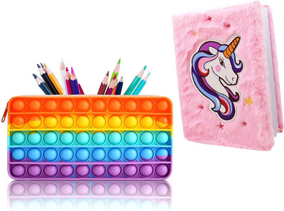 FATFISH Kids A5 Diary Single 160 Pages(Multicolor, Pack of 2)