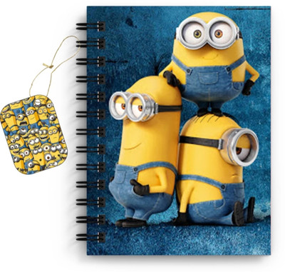 craft maniacs MINION COLLECTION A5 Notebook RULED 160 Pages(Multicolor)