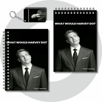 craft maniacs SUITS A6 NOTEBOOKS A6 Notebook UNRULED 100 Pages(Black)