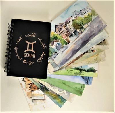 hariom trading and co MDF Handcraft Designer Diary A5 Diary Ruled 160 Pages(Black)