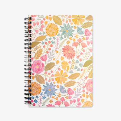 Scribbly Spiral Diary A5 Notebook Ruled, Unruled 60 Pages(MUTLICOLOUR)