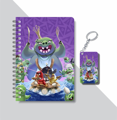 craft maniacs ANGRY BIRDS 2023 COLLECTION A5 Notebook RULED 160 Pages(Multicolor)