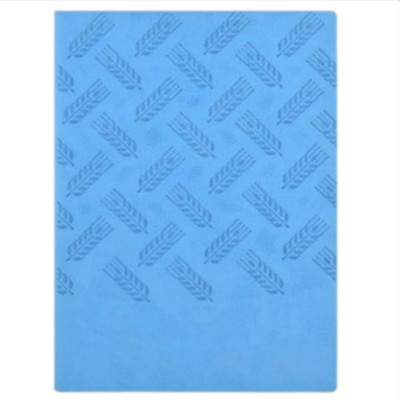 Pia Creations Wheat Pattern A5 Journal Single Line Rulled 192 Pages(Blue)