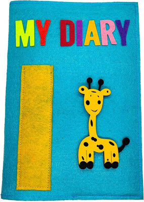 Just for Kix Hand craft cover A5 Notebook Ruled 176 Pages(Multicolor)