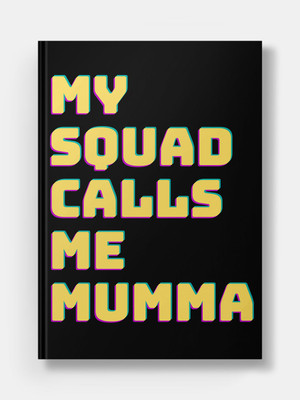 Macmerise My Squad A5 Diary Ruled 100 Pages(Multicolor)