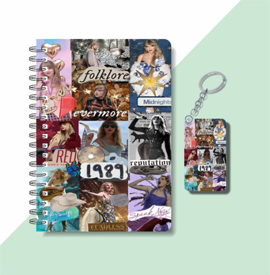 craft maniacs TAYLOR 2023 NOTEBOOK COLLECTION A5 Notebook RULED 160 Pages(White)