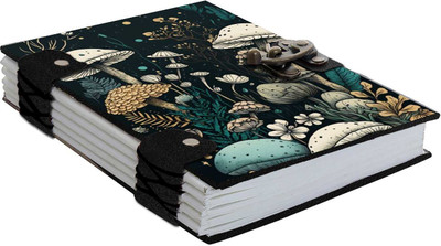 DI-KRAFT Printed Diary Notebook With Lock Clasp For Gift/Office Use (5*7 Inch,160 Pages) A5 Diary Unruled 160 Pages(Mutlicolor-8)