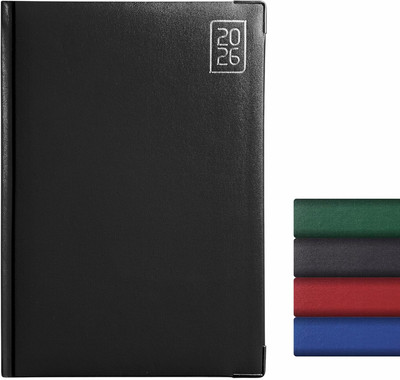 ANUPAM Fash 2026 A5 Diary in one Page with Monthly Calendar, January to December 365 Days , 80 GSM 368 Pages(Black)