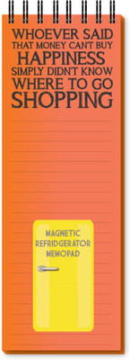 Nourish Magnetic Memo Pad_DRY Regular Memo Pad Ruled 50 Pages(Orange)