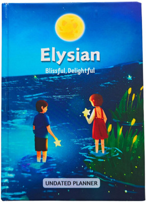 INKLING HUB Elysian Undated Planner A5 Planner/Organizer Single rule 320 Pages(Blue)