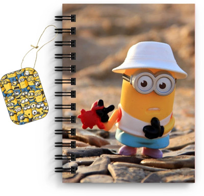 craft maniacs MINION COLLECTION A5 Notebook RULED 160 Pages(Multicolor)