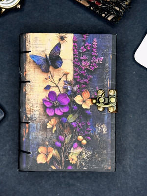 Handicraft Treasures Handmade Diaries|Journal|Notebook A5 Diary Unruled 200 Pages(Multicolor)