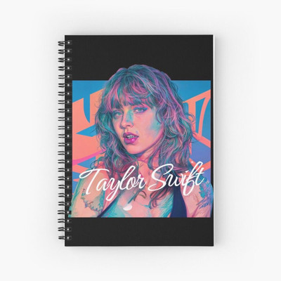 craft maniacs TAYLOR SWIFT COLLECTION A5 Diary RULED 160 Pages(White)