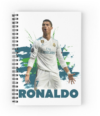 craft maniacs FOOTBALLER DIARY A5 Diary RULED 120 Pages(Multicolor)