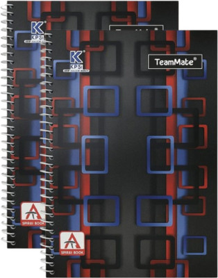 UNIQPAL Likhokal A4 Notebook White 200 Pages(Texture, Pack of 2)