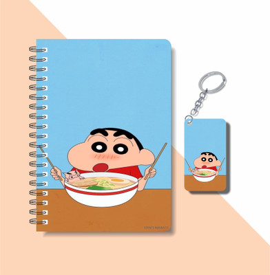 craft maniacs SHINCHAN 2023 NOTEBOOK COLLECTION A5 Diary RULED 160 Pages(White)