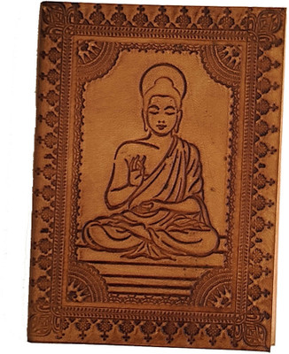 Foresta Handicrafts Handmade Regular Diary Unruled 144 Pages(Antique Brown)