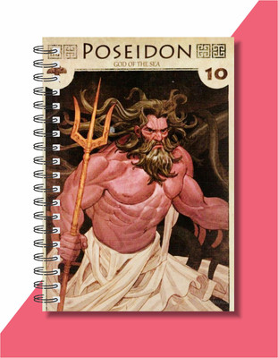 craft maniacs 2023 GOD COLLECTION A5 Notebook RULED 120 Pages(POSEIDON)