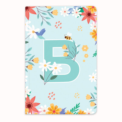 Diarymart Initial Letter Premium Soft Bound Notebook Diary for Girls I Journal Notebook I B6 Diary Ruled 160 Pages(Initial B)