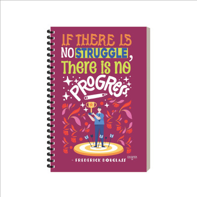 ESCAPER Motivational Diary A5 Diary Ruled 160 Pages(No Progress)