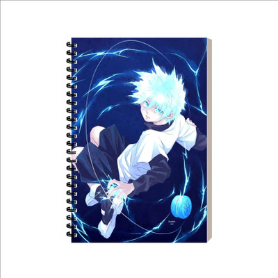 ESCAPER Killua Zoldyck Anime Cartoon Spiral Diary Notebook, Kids Diary, Notepad Writting A5 Diary Ruled 160 Pages(Killua Zoldyck)