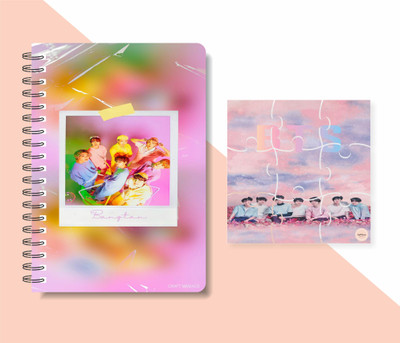 craft maniacs DIARY & PUZZLE A5 Notebook RULED 160 Pages(DANCE STUDIO)