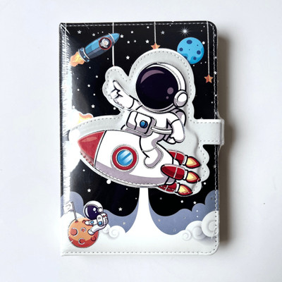 Wyrd Galactic Journey Magnetic Diary Regular Diary Ruled 240 Pages(Black)