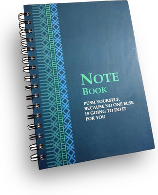 Pixel Regular A5 Note Book Ruled 204 Pages(Black)