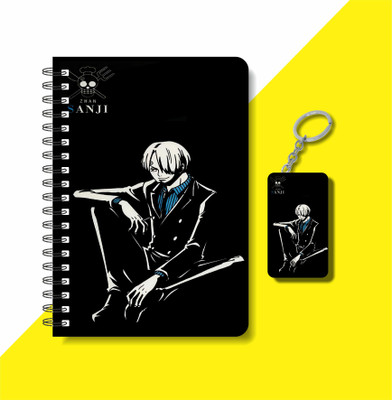 craft maniacs A5 NOTEBOOK + KEYCHAIN COLLECTION A5 Note Pad RULED 160 Pages(Multicolor)