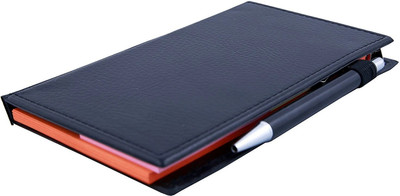 COI RUST Memo Note Pad/Memo Note Book with Sticky Notes & Clip Holder in Diary Style. Pocket-size Note Pad UNRULED 50 Pages(RUST)