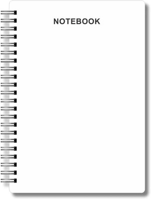 Artable A5 Ruled Notebook A5 Notebook Ruled 160 Pages(White)
