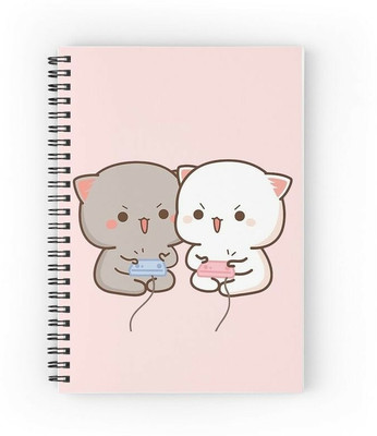 craft maniacs PEACH & GOMA 2023 COLLECTION A5 Notebook RULED 160 Pages(Multicolor)