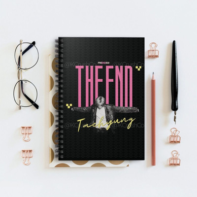 craft maniacs BTS NOTEBOOKS A5 Notebook RULED 120 Pages(Multicolor)