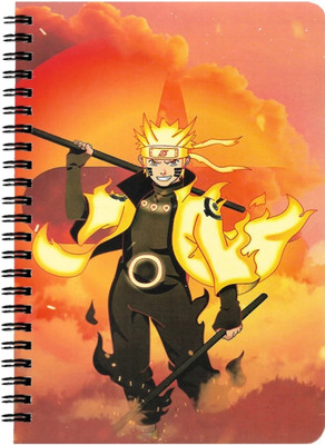 craft maniacs ANIME SPECIAL NOTEBOOKS A5 Notebook RULED 160 Pages(Multicolor)