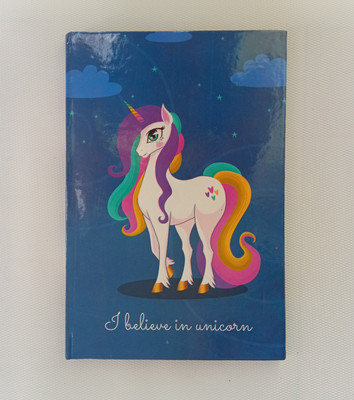 Cute N Awesome Unicorn A5 Diary Ruled 120 Pages(Multicolor)